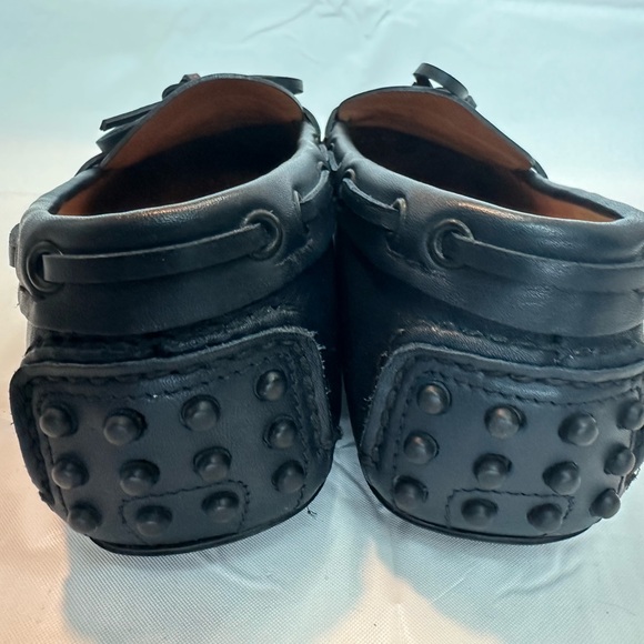 Car Shoe by Prada, CALF LUX DRIVING SHOES Blue, made in Italy - Picture 3 of 4